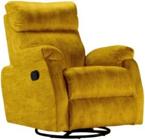 كرسي استرخاء قابل للامالة لازي بوي من الدورا - لون اصفر